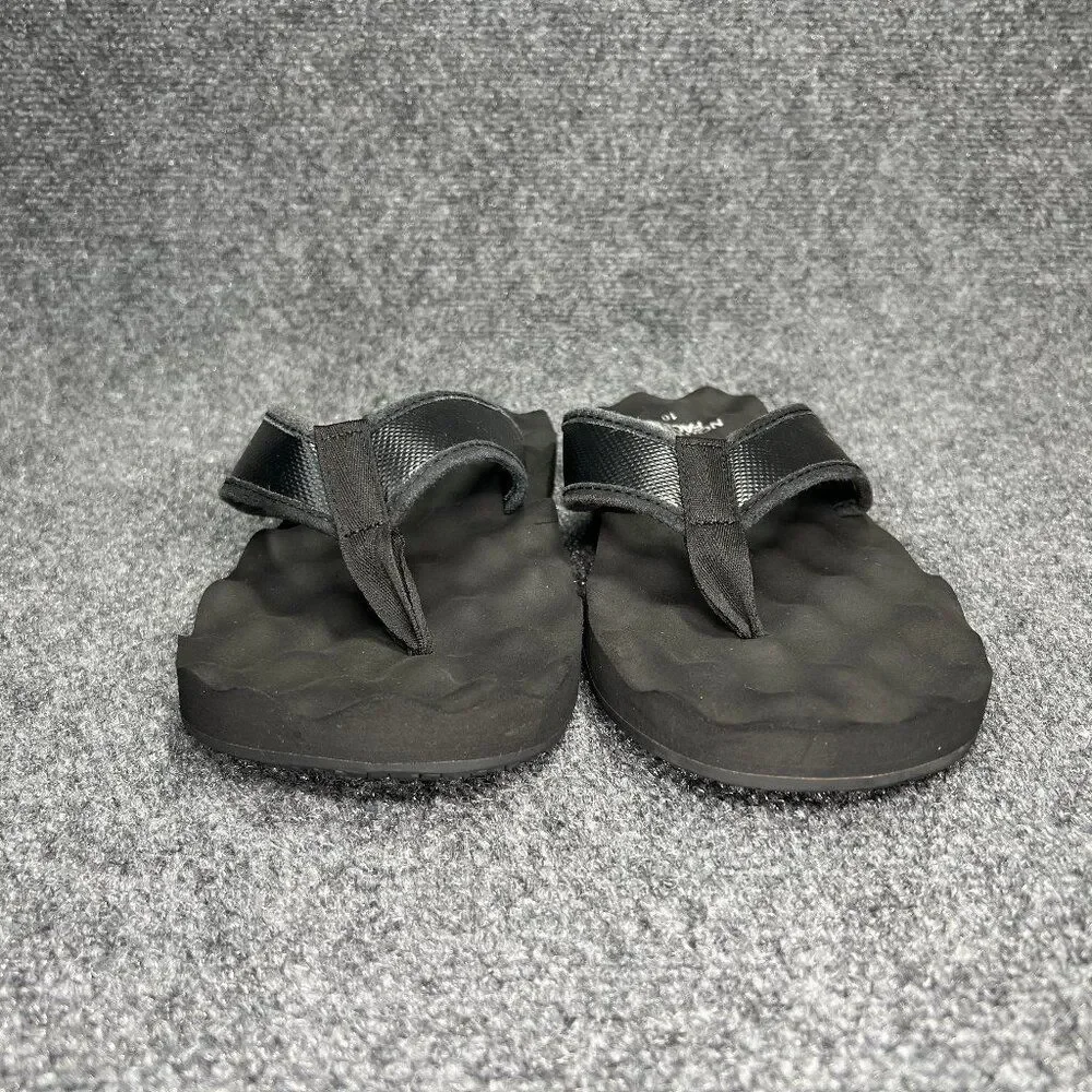 The North Face Sandals Men's 10 Black Toe Post Beach Recovery Athletic Flip Flop